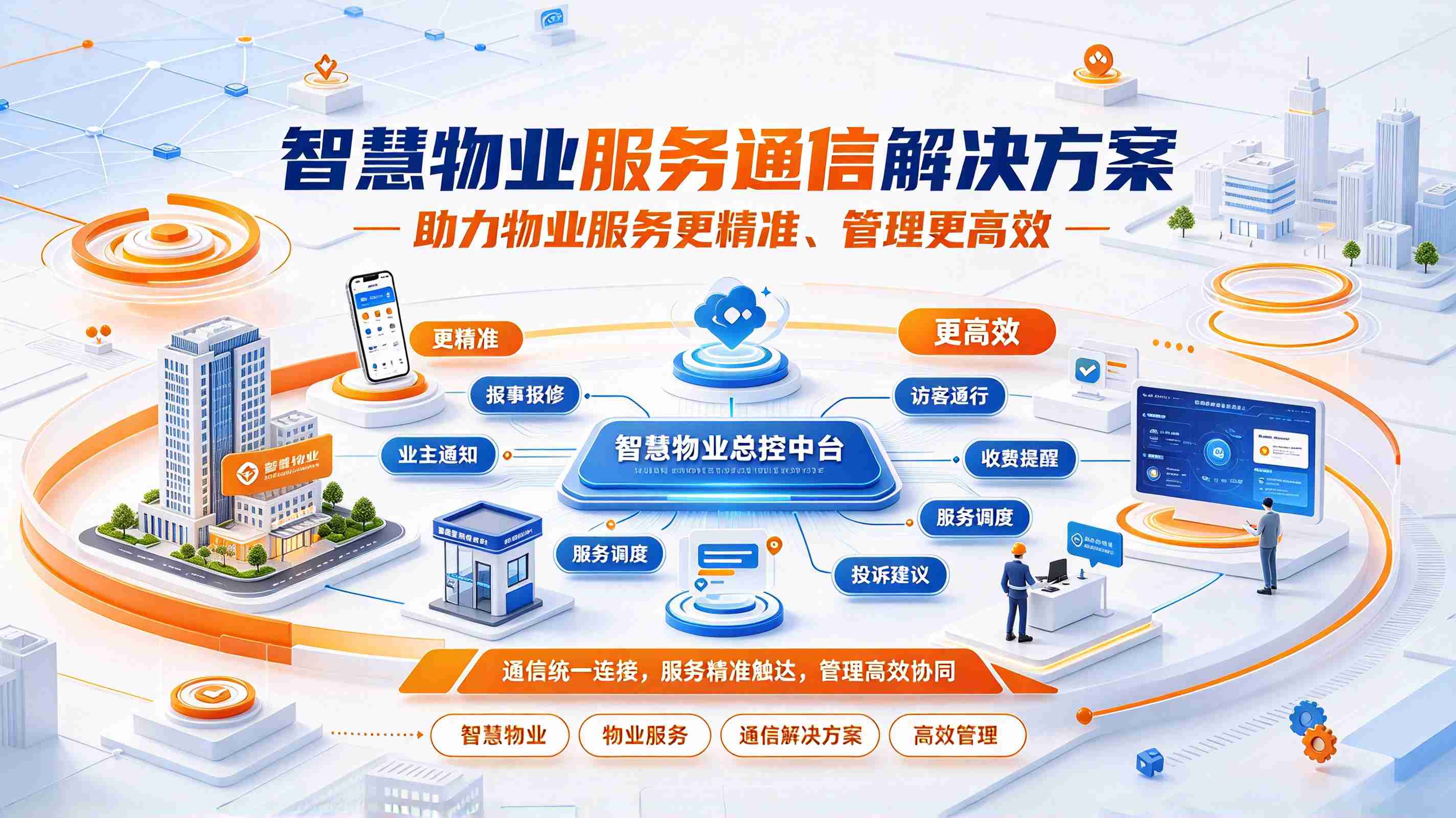 智慧物业服务通信解决方案 | 助力物业服务更精准、管理更高效
